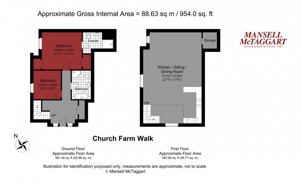 Floorplan for Church Farm Walk, Upper Beeding, BN44