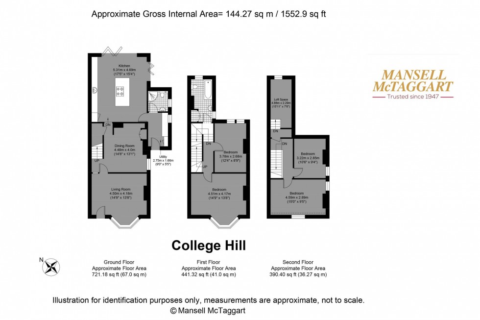 Floorplan for College Hill, Steyning, BN44