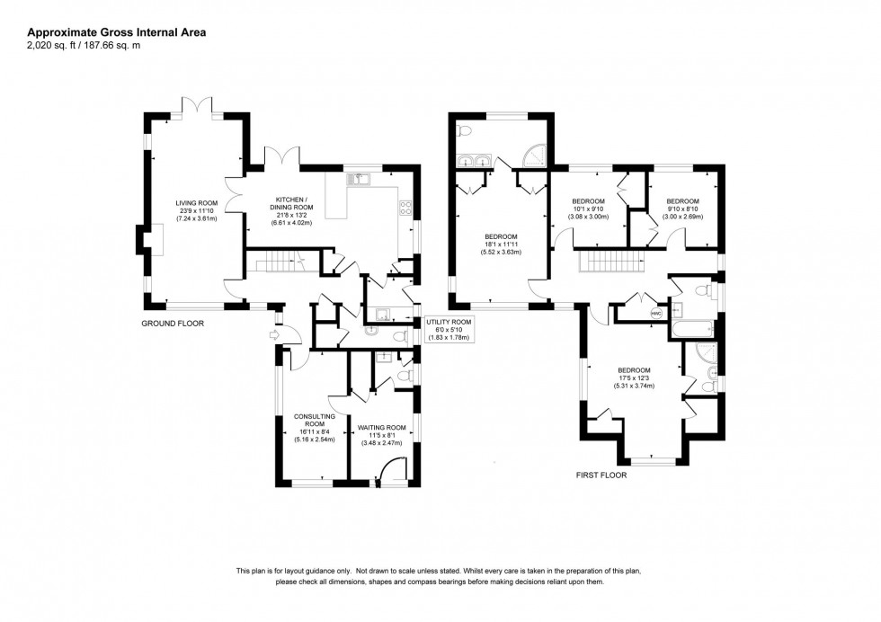 Floorplan for Fox Hill, Haywards Heath, RH16