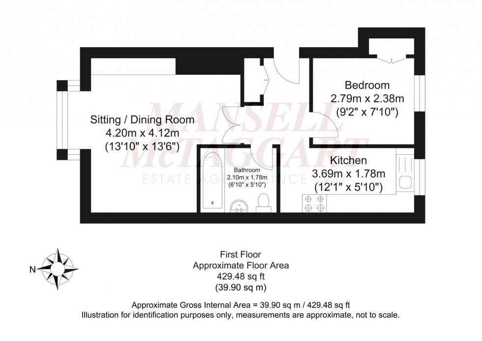 Floorplan for Old Guildford Road, Broadbridge Heath, RH12