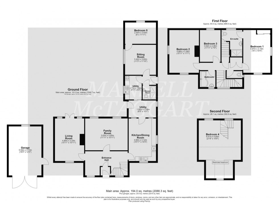 Floorplan for London Road, East Grinstead, RH19