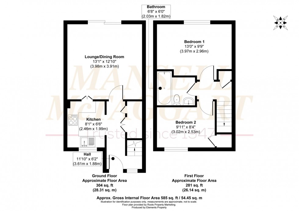 Floorplan for Whitegates Close, South Chailey, BN8