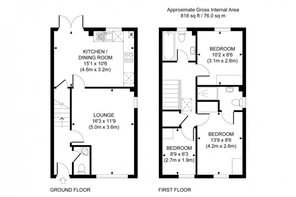 Floorplan for Roddick Walk, Haywards Heath, RH16