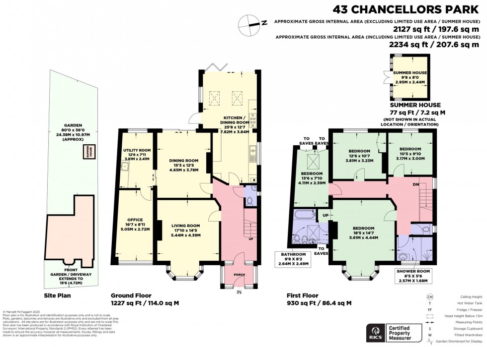 Floorplan for Chancellors Park, Hassocks, BN6