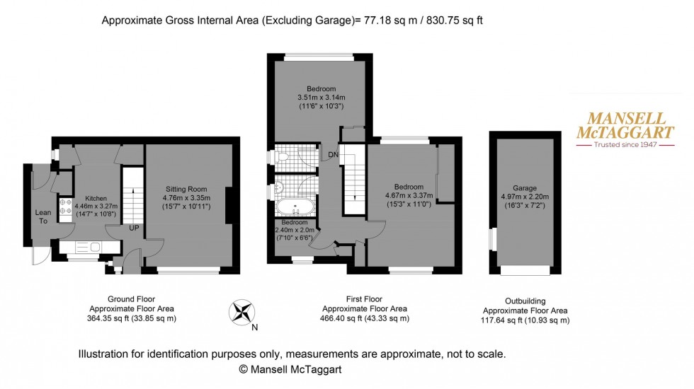 Floorplan for Fairview Rise, Brighton, BN1