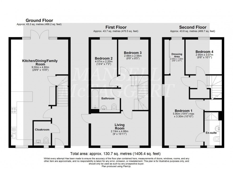 Floorplan for Steers Lane, Forge Wood, RH10