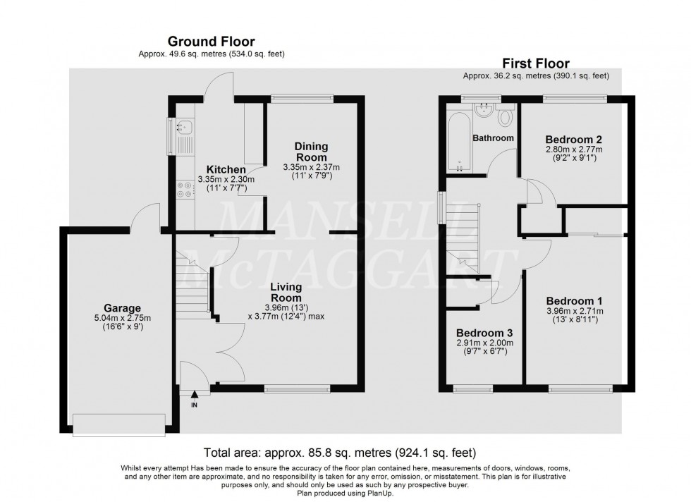 Floorplan for Wooding Grove, Crawley, RH11