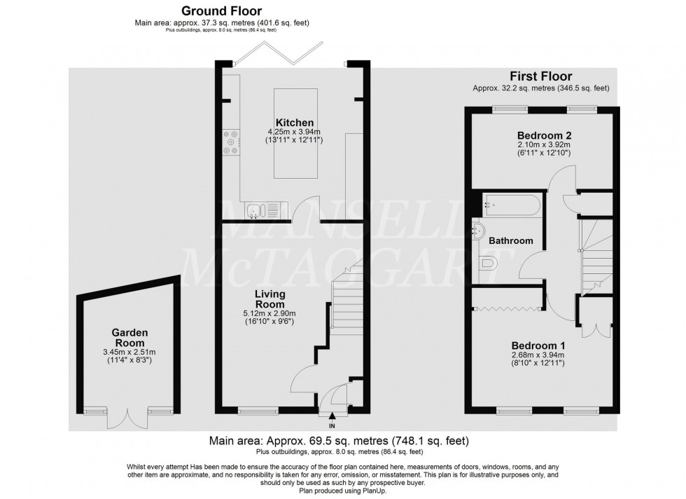 Floorplan for Berkeley Close, Crawley, RH11