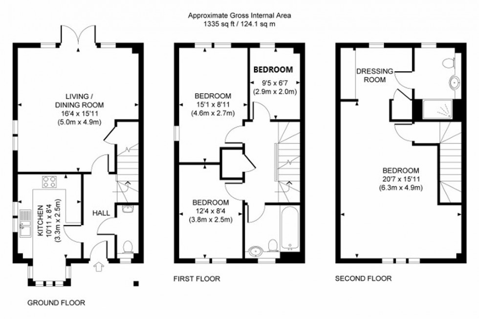 Floorplan for Renfields, Haywards Heath, RH16