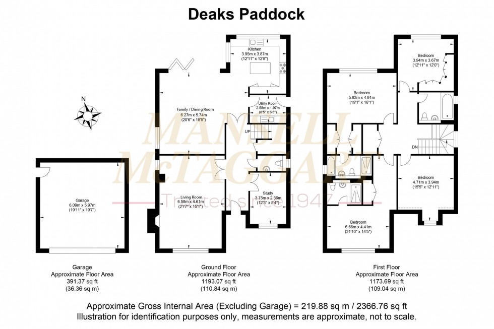 Floorplan for Deaks Paddock, Ansty, RH17