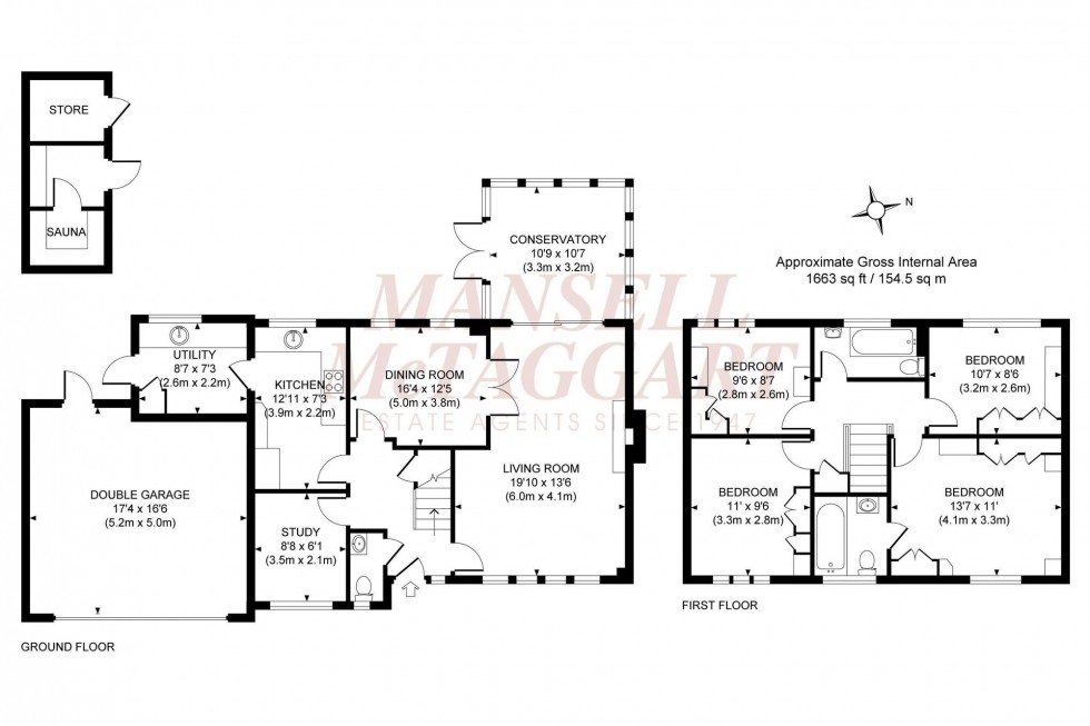 Floorplan for Lillywhite Close, Burgess Hill, RH15