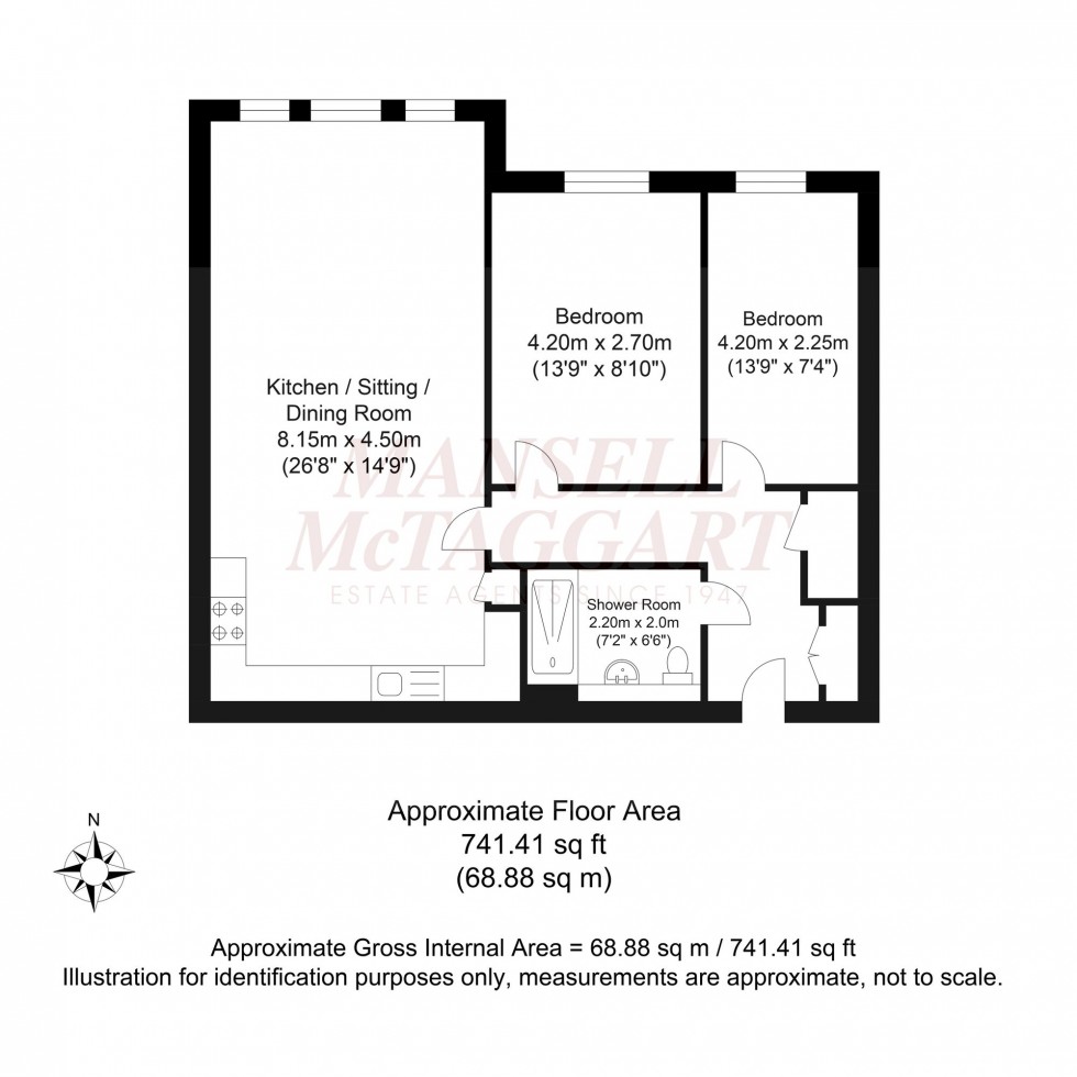 Floorplan for Fairbank Road, Southwater, RH13