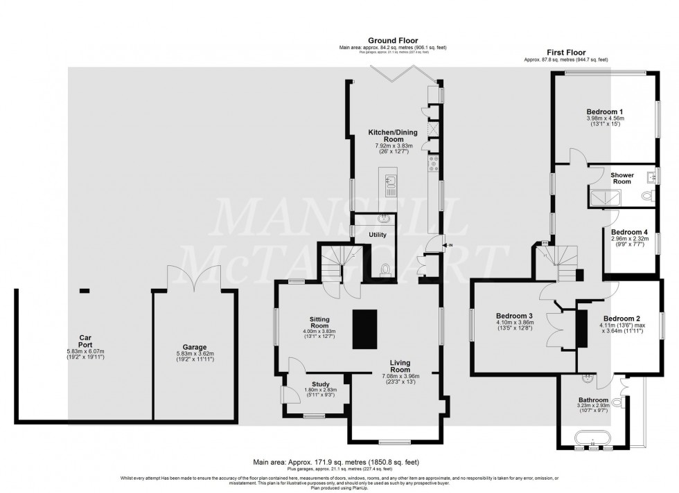 Floorplan for Plawhatch Lane, Sharpthorne, RH19