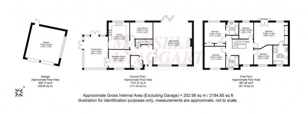 Floorplan for Badger Copse, Henfield, BN5