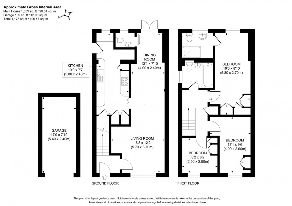 Floorplan for Aspen Close, Haywards Heath, RH16