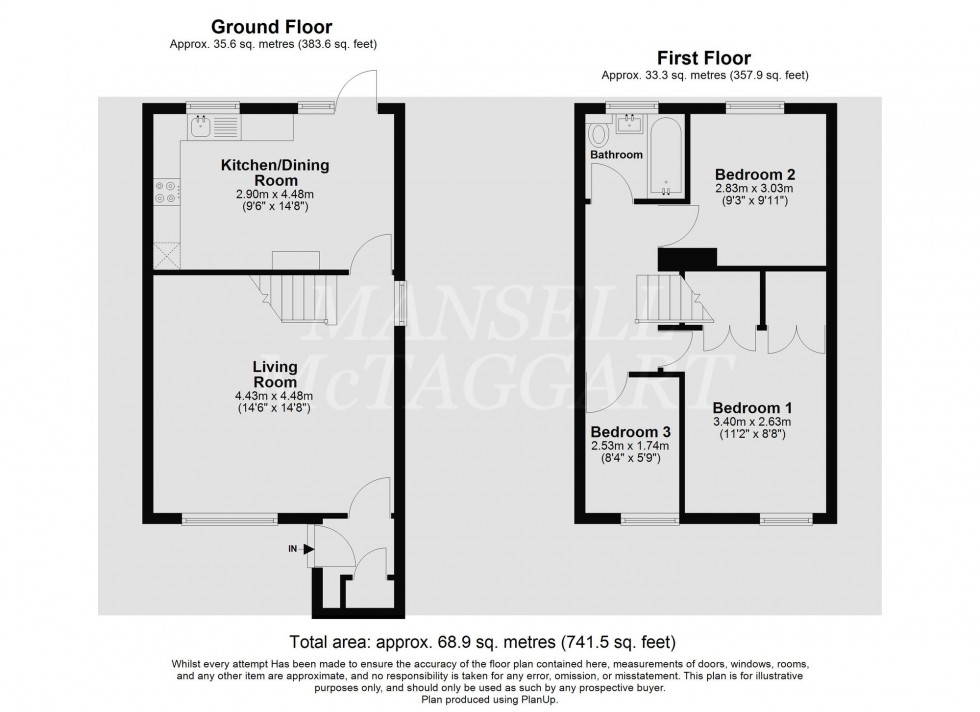 Floorplan for The Grooms, Worth, RH10