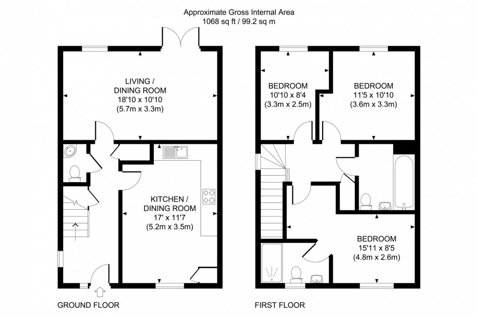 Floorplan for Ruppell Rise, Haywards Heath, RH16