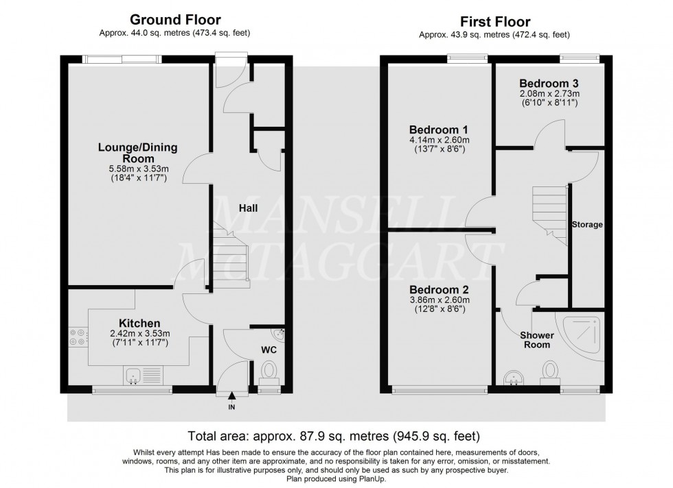 Floorplan for Selsey Road, Crawley, RH11