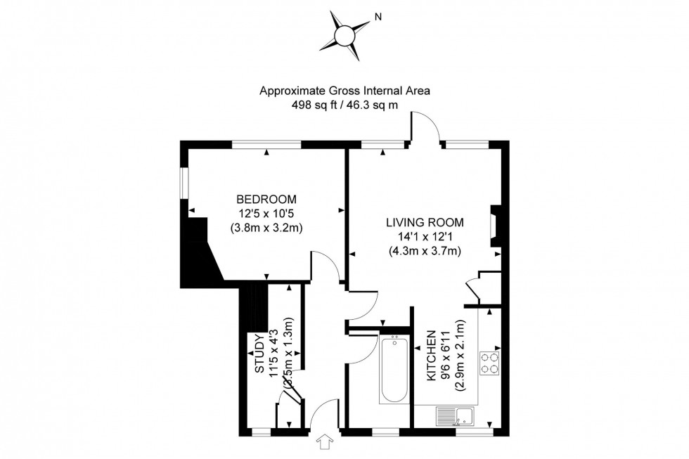 Floorplan for Bankside, Bolney, RH17
