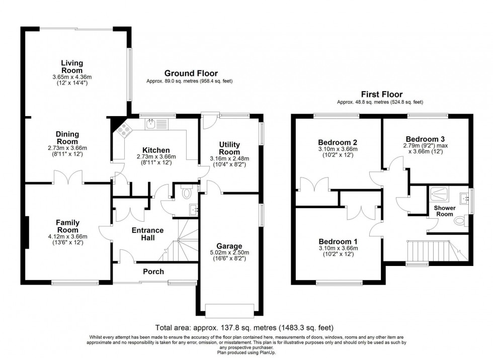 Floorplan for Leighlands, Crawley, RH10