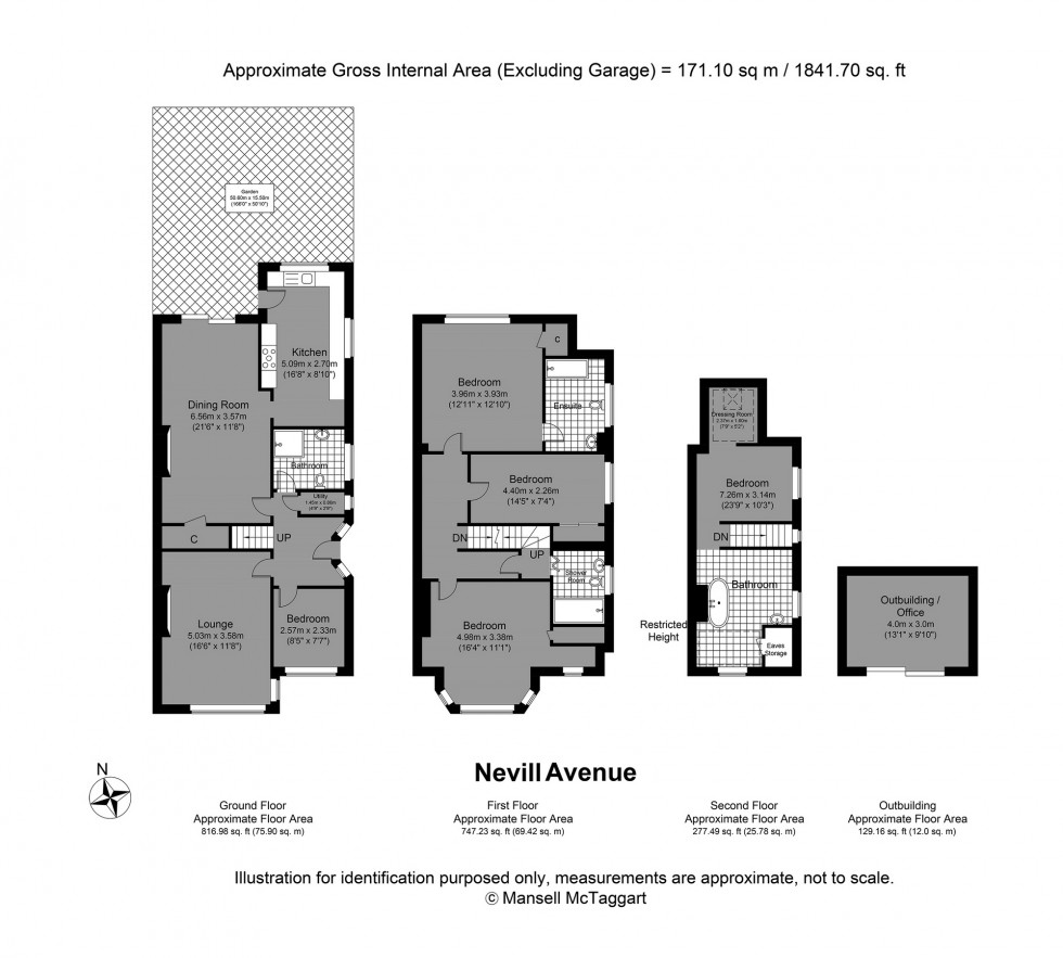 Floorplan for Nevill Avenue, Hove, BN3