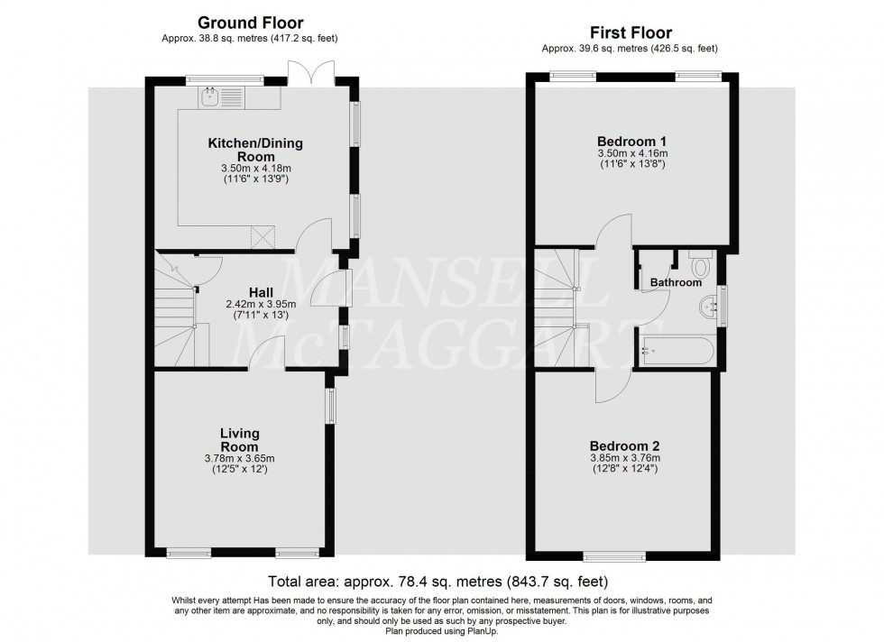 Floorplan for Lingfield Road, East Grinstead, RH19