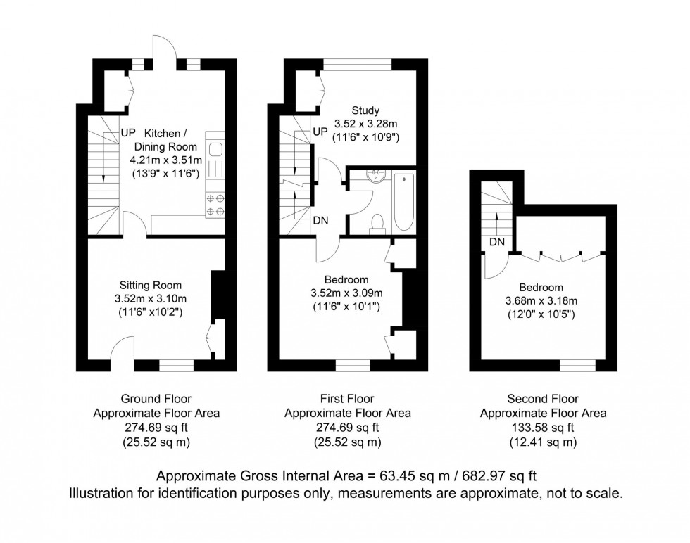 Floorplan for St. John Street, Lewes, BN7