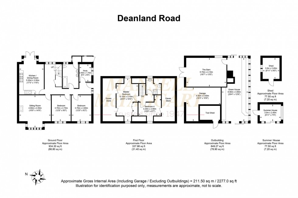Floorplan for Deanland Road, Balcombe, RH17