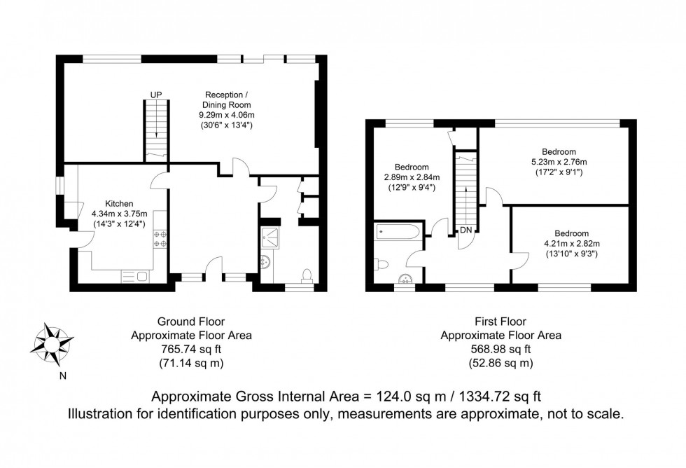 Floorplan for Goldsmiths Avenue, Crowborough, TN6