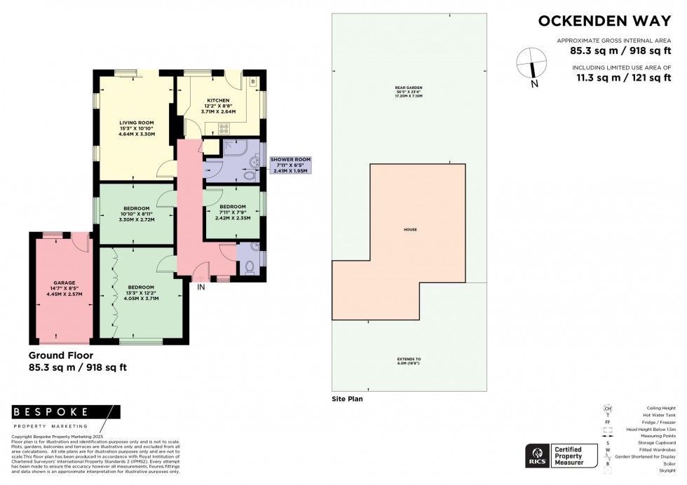 Floorplan for Ockenden Way, Hassocks, BN6
