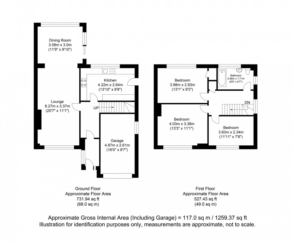 Floorplan for Sefton Chase, Crowborough, TN6