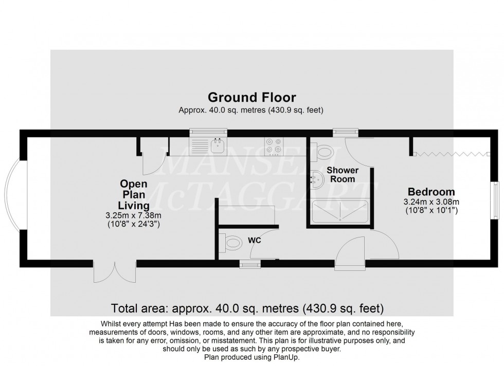 Floorplan for Bonehurst Road, Horley, RH6