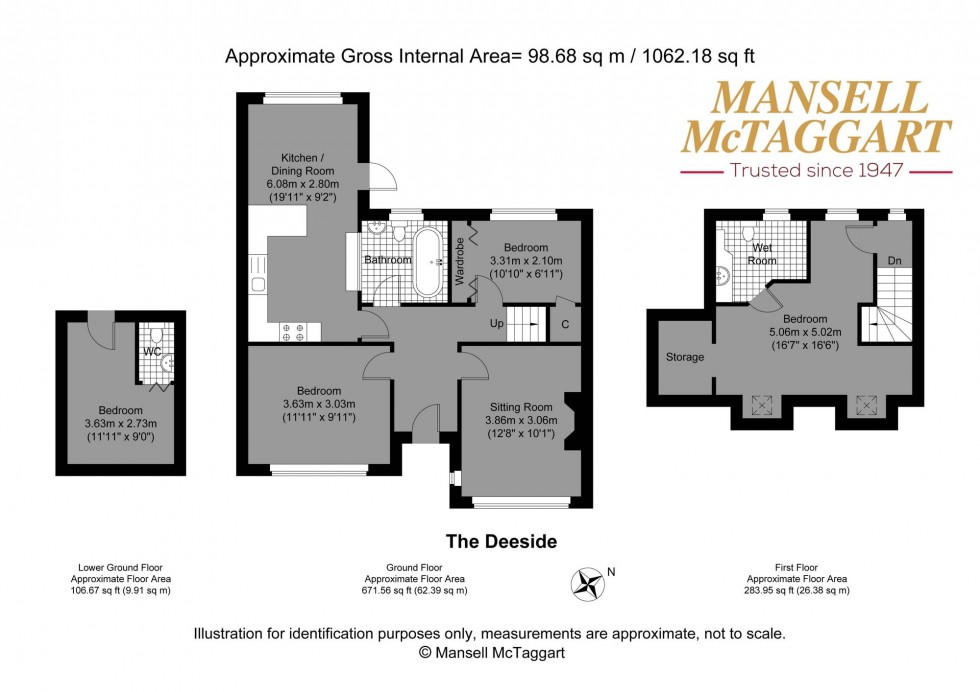 Floorplan for The Deeside, Brighton, BN1