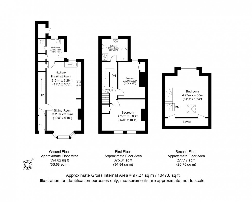 Floorplan for Talbot Terrace, Lewes, BN7