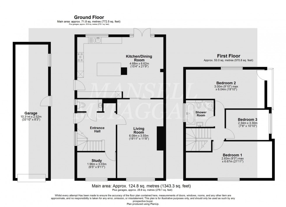Floorplan for St. Catherines Road, Crawley, RH10