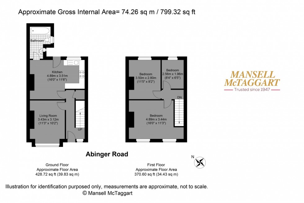 Floorplan for Abinger Road, Portslade, BN41
