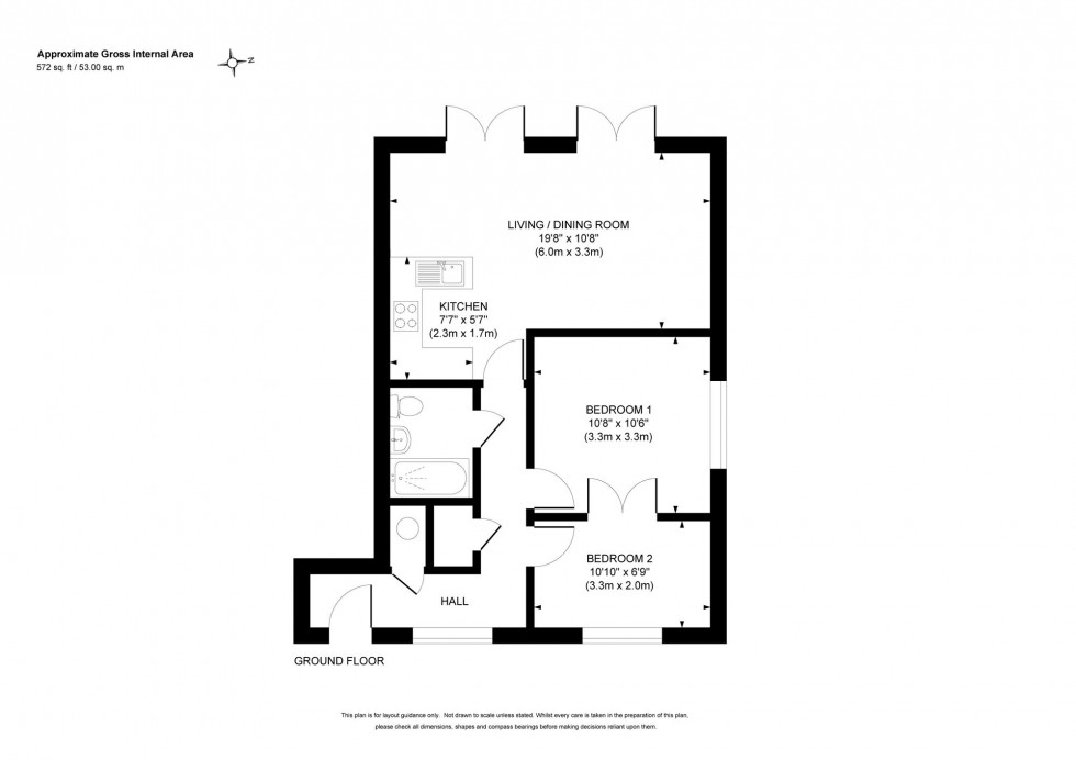 Floorplan for Church Road, Haywards Heath, RH16