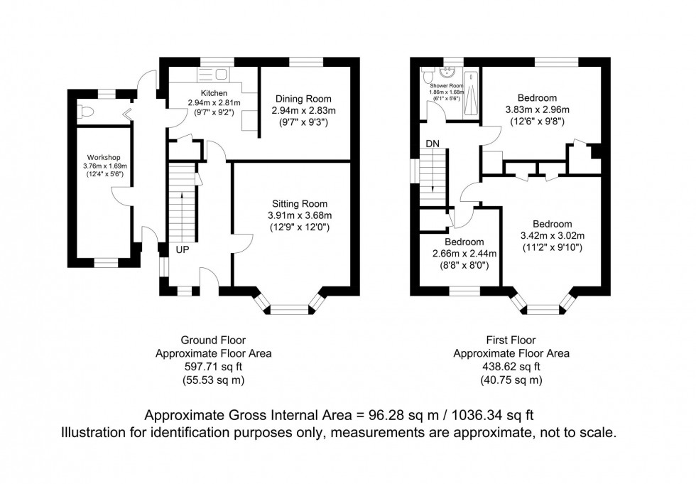 Floorplan for Stansfield Road, Lewes, BN7