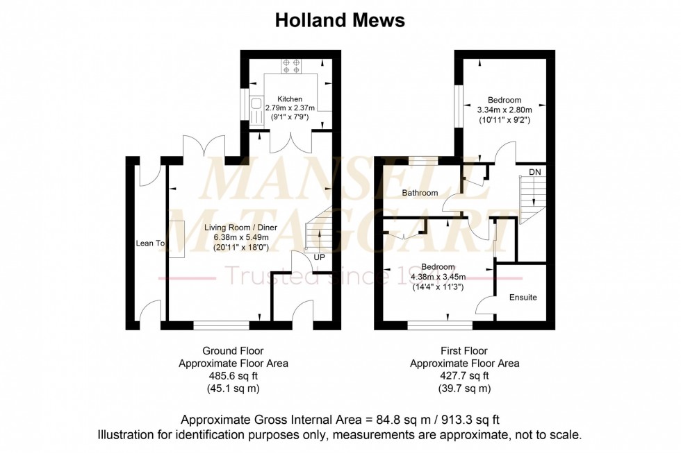 Floorplan for Holland Mews, Hove, BN3