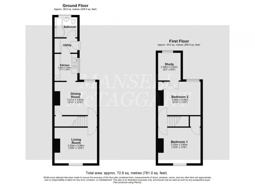 Floorplan for Hathersham Close, Smallfield, RH6