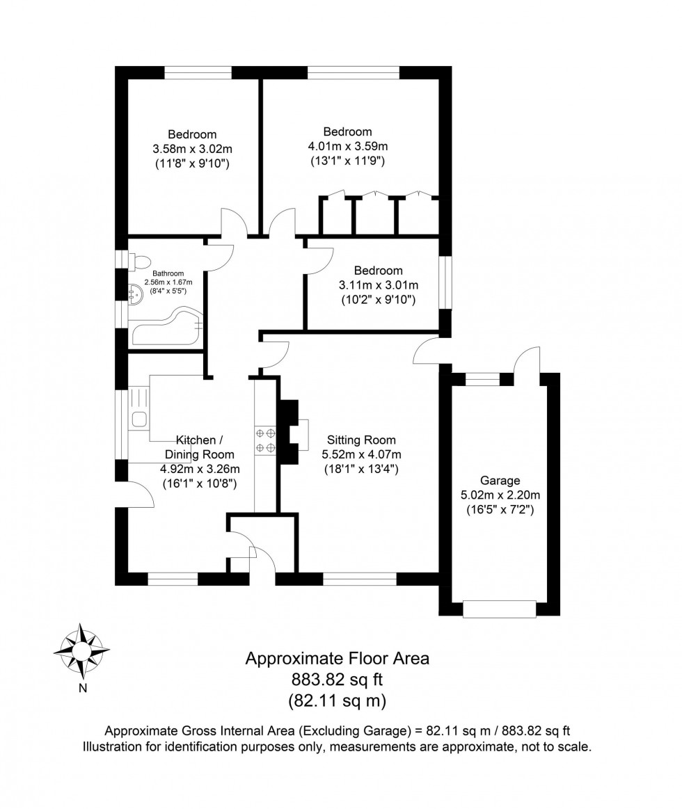 Floorplan for Broyle Paddock, Ringmer, BN8