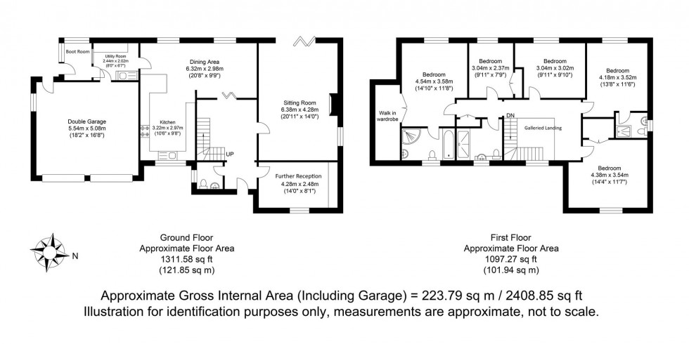 Floorplan for Bridgelands, Barcombe, BN8