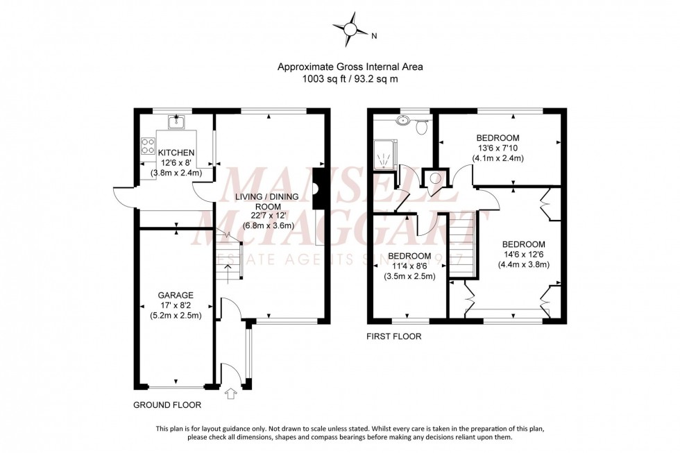 Floorplan for Petworth Drive, Burgess Hill, RH15