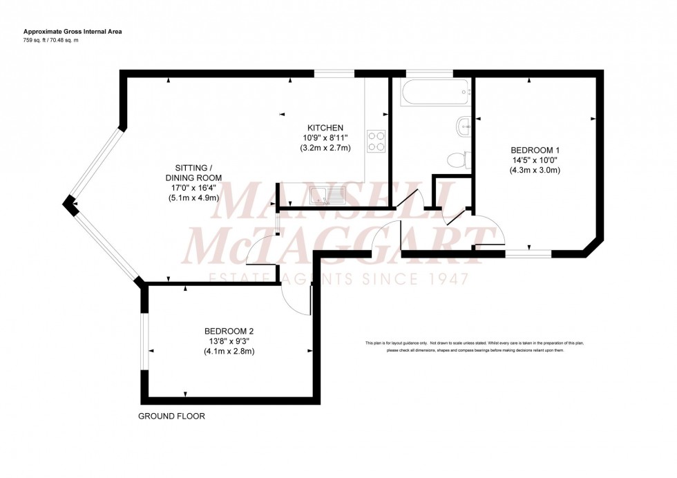 Floorplan for Church Road, Burgess Hill, RH15