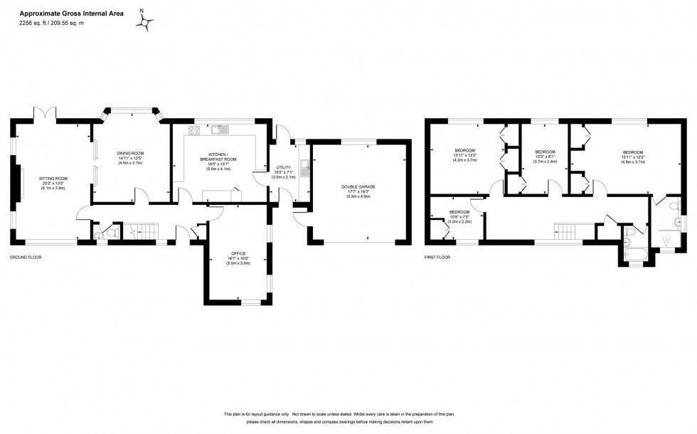 Floorplan for Brook Lane, Lindfield, RH16