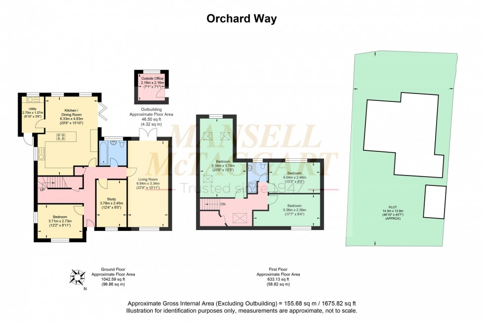 Floorplan for Orchard Way, Hurstpierpoint, BN6