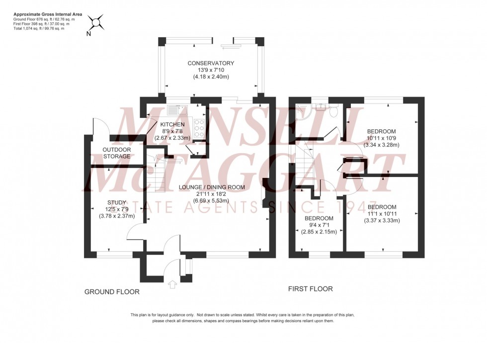 Floorplan for Forge Way, Burgess Hill, RH15