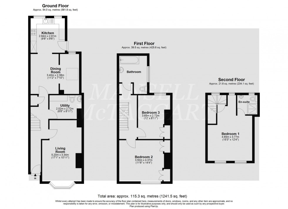 Floorplan for Durkins Road, East Grinstead, RH19
