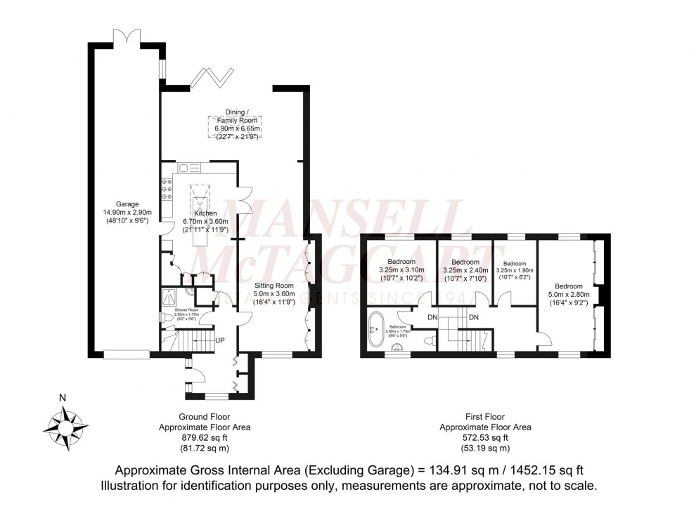 Floorplan for Oakhill Road, Horsham, RH13