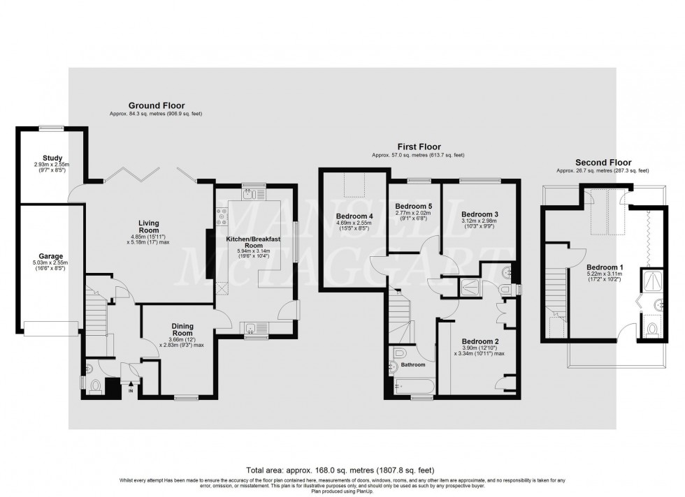 Floorplan for Field Walk, Smallfield, RH6